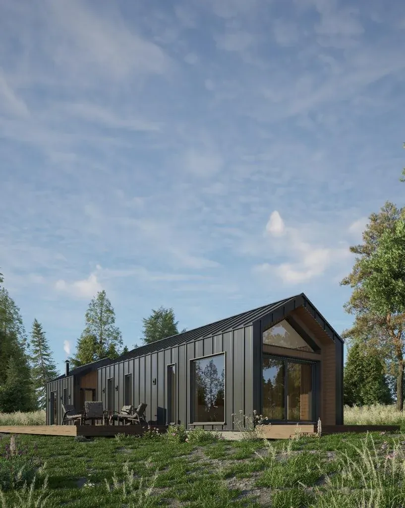Modular house Geilo - view