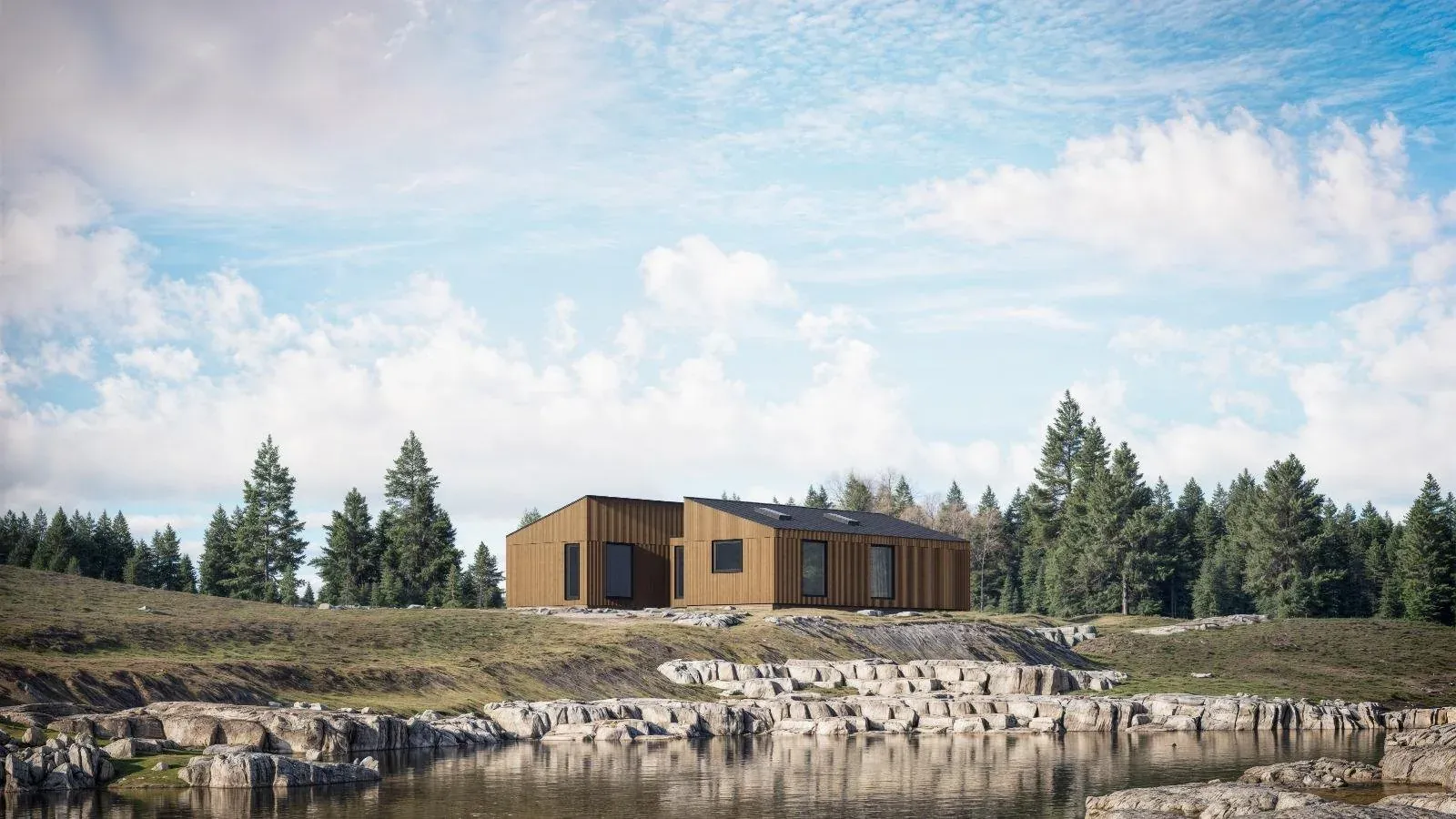 Modular house Aarhus - view