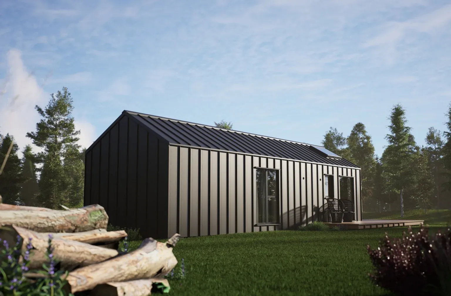 Moduļu māja Iceland Nordic - skats