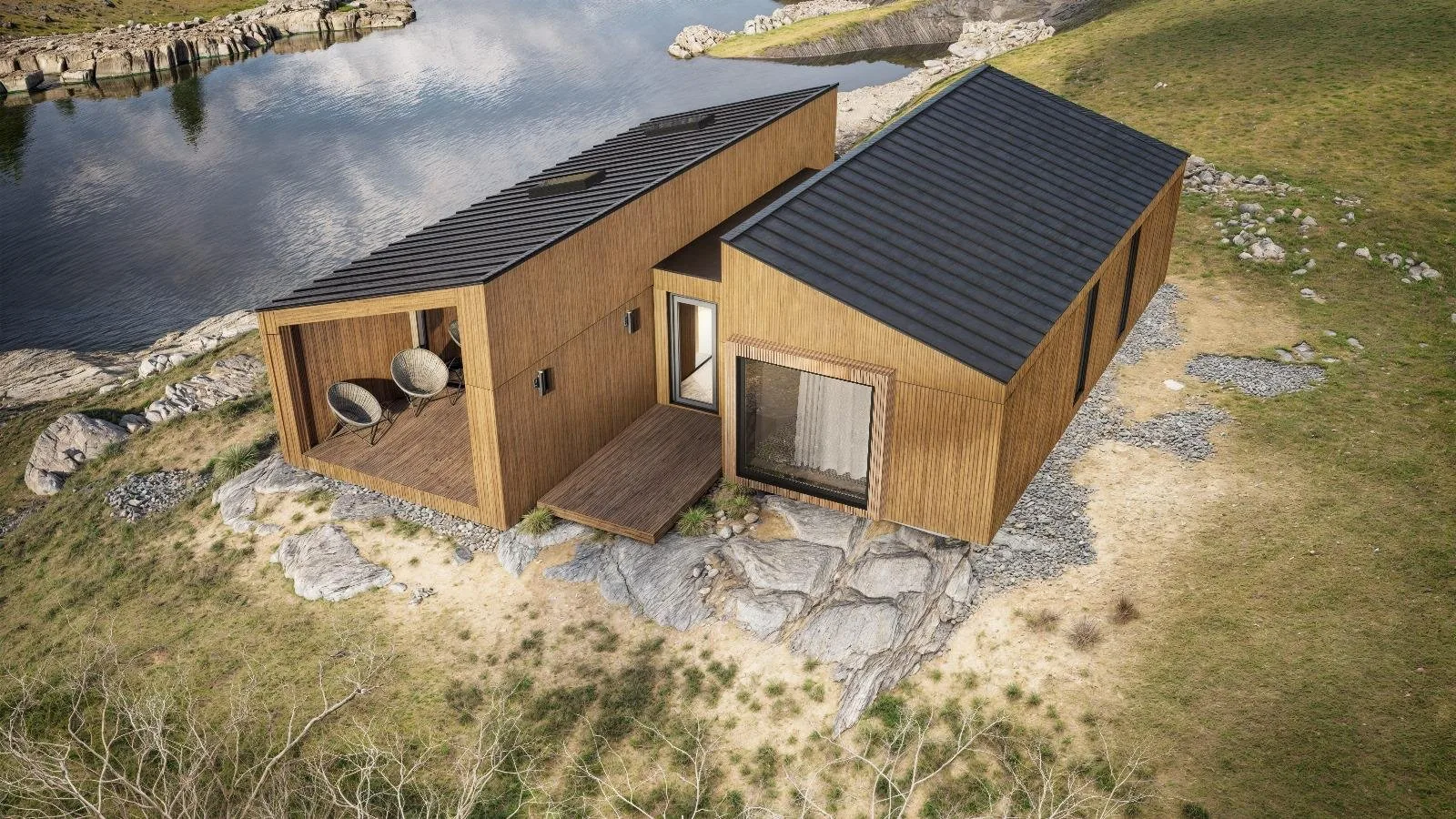 Moduļu māja Aarhus — skats 2