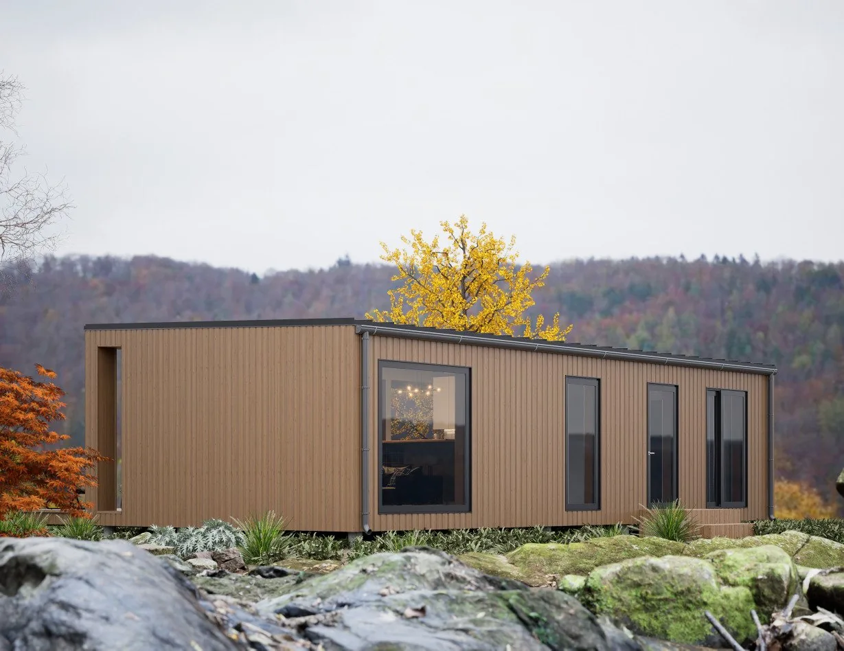 Moduļu māja Bergen — skats 3
