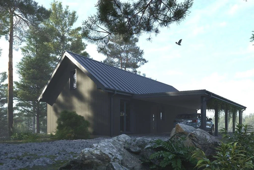 Timber frame house Malmö — view 3