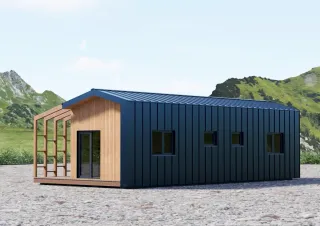 Modular house Scandic Split - view 2