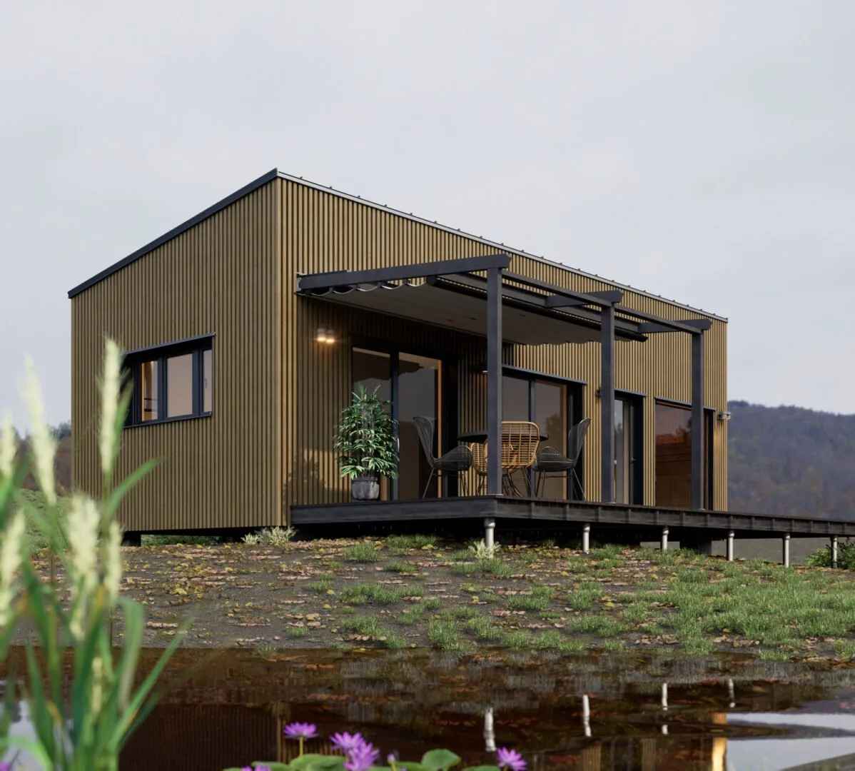 Moduļu māja Selfoss — skats 5