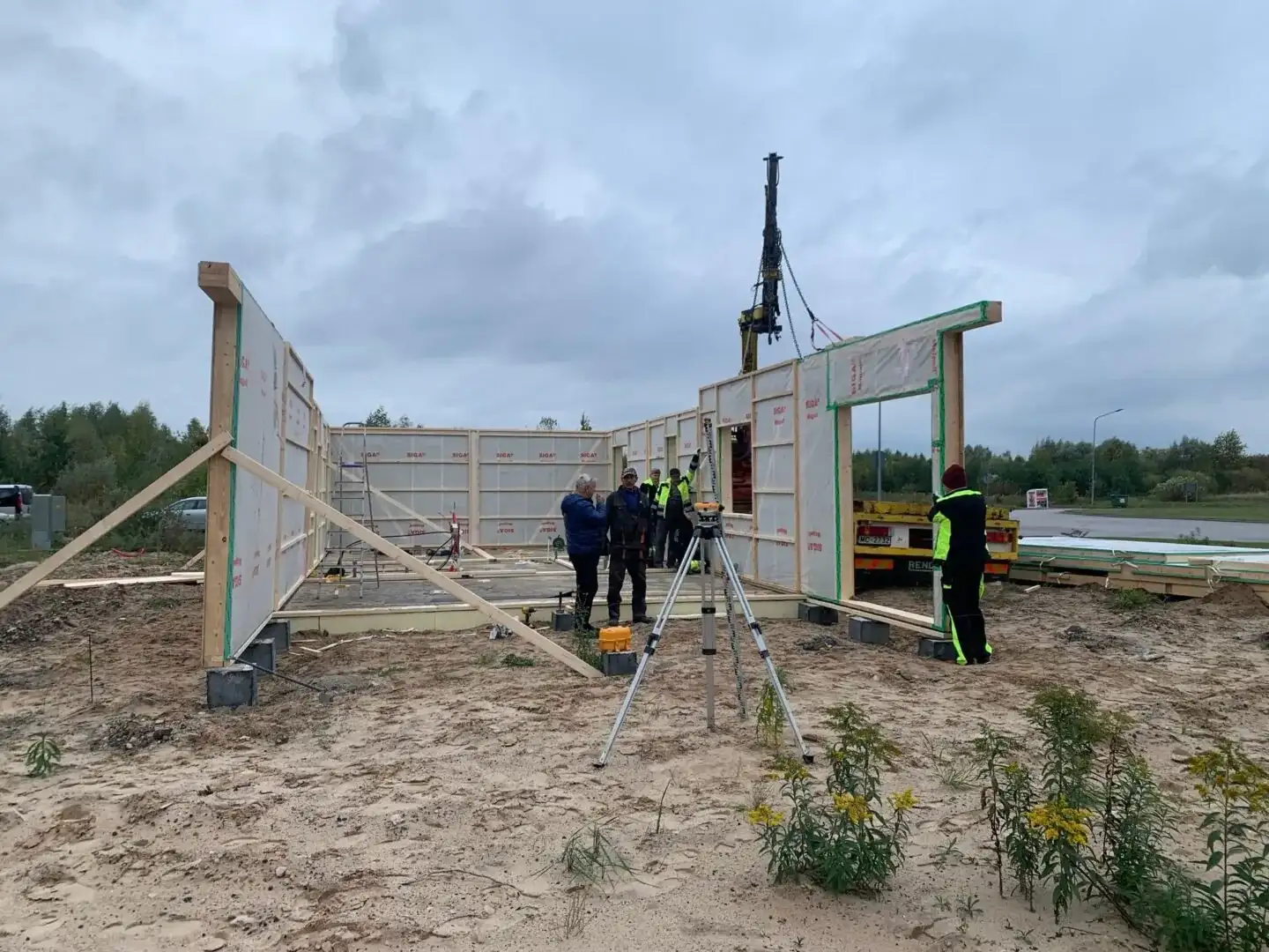 Bouw Art project: Malmö in Juglasciems, photo 12